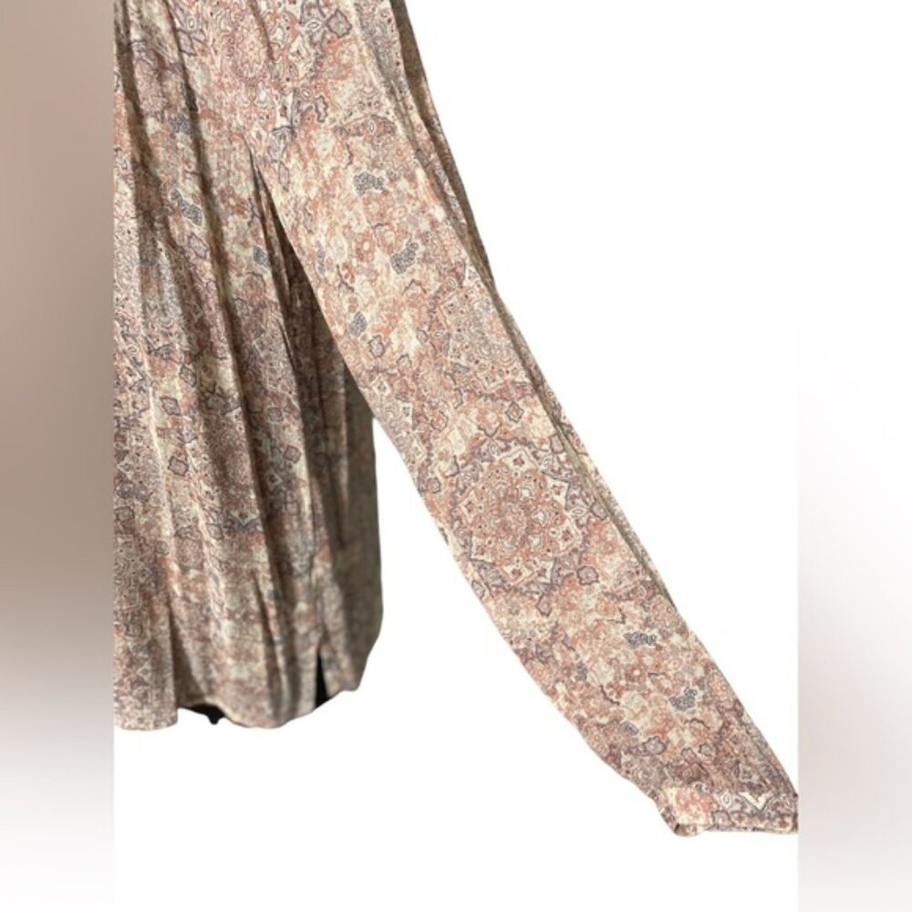 Lucky Brand Printed Peasant Top Small - Picture 10 of 10